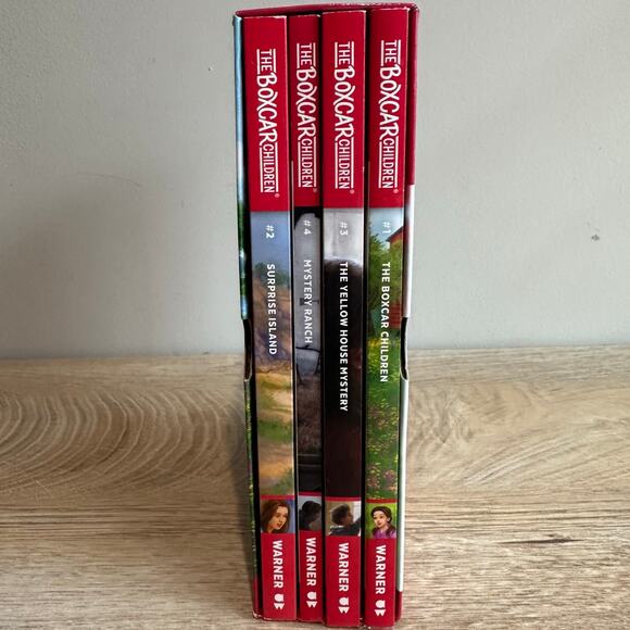 The Boxcar Children Books 1-4 Box Set Gertrude Chandler Warner - Picture 2 of 5